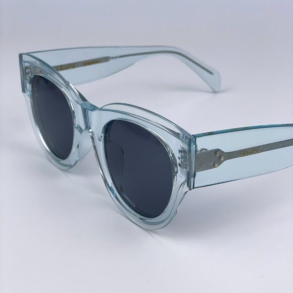NEW Celine CL40008F 86V Transparent Blue Gradient Unisex Sunglasses - Picture 5 of 12